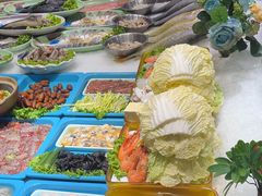 -海派美食·家宴海鲜青岛菜·石锅鲽鱼头(东方城店)