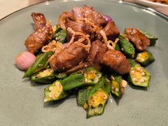 惹味秋葵煎牛肉粒-陶陶居酒家(环市东店)