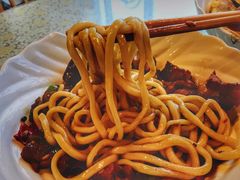 茄子肉丁小公鸡双拼拌面-文三里屯面馆(三里屯店)