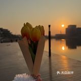 金融岛!!这个落日氛围真的是太棒!