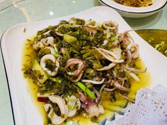 酸菜炒鱿鱼-温岭人家(红花北路店)