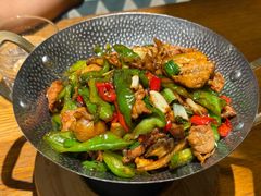 鲍鱼辣椒炒肉-花舍·新派粤菜·西餐·下午茶(亚运村·鸟巢店)