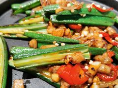 小炒秋葵-小大董·烤鸭(王府井apm店)