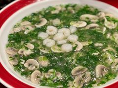 虾仁荠菜蘑菇羹-上海人家花樣年华(中山公园店)