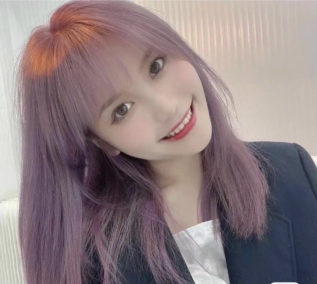 雾霾紫灰发色,高级感发色