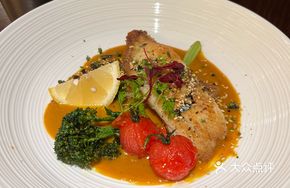 Pan-Seared Sea Bream with Coconut Curry Pumpkin Sauce