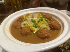 狮子头烧娃娃菜-新白鹿餐厅(银泰西湖文化广场店)