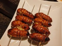 烤蝉蛹-老万烧烤(典逸心洲店)