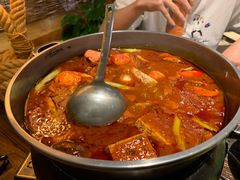 黑胡椒番茄牛腩锅-有才叔的小馆(高新咖啡街区店)