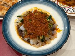 新疆特色凉粉-石榴花新疆清真餐厅(莫愁湖店)