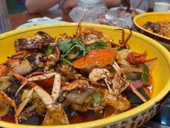 干锅香辣蟹-休记光头香辣蟹干锅(绵竹店)