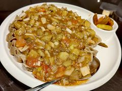 酸菜茄条扒莜面-紫泥369粗粮季(鼓楼店)