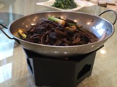 干煸茶树菇-新长岭大酒店酒楼
