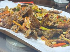 -东来菜馆•手抓海鲜家常菜•海鲜锅贴(鸽子窝店)