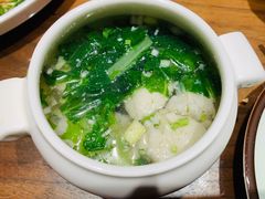 鲜嫩黄花鱼丸汤-将相和·海鲜蒸饺大连菜
