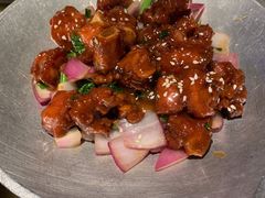 蒜香蜜汁排骨-绿茶餐厅(同成街华联店)