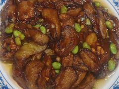 毛豆烧茄子-玉桥餐厅(天坛店)