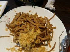 茶树菇焗鸭蛋黄-上沟咱家饭店(黄河路店)