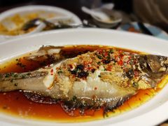 蒜茸豉香格陵兰蝶鱼-童福兴·南京菜(老门东店)