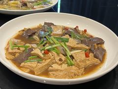 猪血烧豆腐-天台徐家小吃