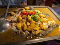 -探鱼·鲜青椒爽麻烤鱼(西南商都店)