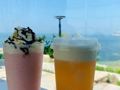 覆盆子草莓沙冰-海岛日记(养马岛店)