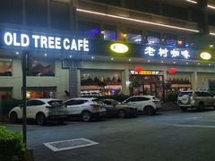 招牌-OLD TREE老树咖啡·西餐厅(台山人工湖店)