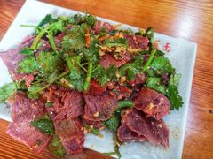 凉拌牛肉-手擀菠菜面(西康路店)