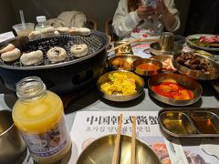 -草家酱蟹炭火烤肉店(珲春南路一店)