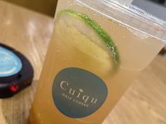 蜜桃草莓气泡饮-奎克咖啡Cuiqu(晶品店)