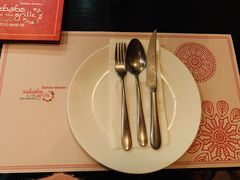 餐具摆设-克比叔叔印度餐厅Kebabs on the Grille(永康路分店)