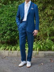 -怒马会 全麻衬西装高级定制