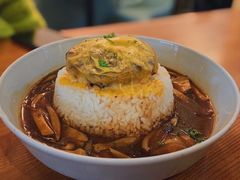 芝士牛肉汉堡咖喱饭-红小满休闲餐厅(十全街店)