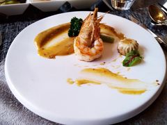 东南亚虎虾佐蜂蜜芥末酱-名将法式铁板烧(云峰别墅店)