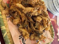 椒盐蘑菇-民俗百家姓饭店(纺织城正街店)