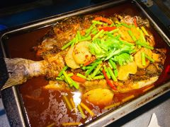 -探鱼·鲜青椒爽麻烤鱼(西南商都店)