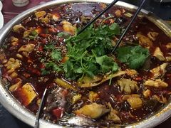 特色肥肠鱼花鲢梭边鱼-韩妹鱼庄·泸定老字号(泸定店)