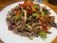 爆炒羊杂-蒙艾里民族传统菜蒙餐