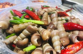 Stir-fried Snail with Green Onion