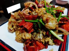 椒盐牛蛙-虾弄弄海派小龙虾·牛羊蝎子火锅