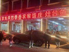 -北京龙庆四季香农家饭庄·灶台鱼·碳烤虹鳟鱼(龙庆峡店)