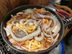 泡菜煎八爪鱼-烧货·活海鲜炭烧(湖滨商业街店)