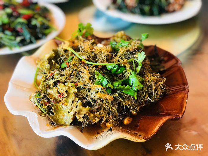 吉祥饭店-凉拌树皮-菜-凉拌树皮图片-玉龙纳西族自治县美食-大众点评