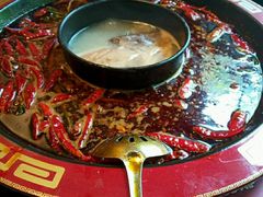 牛油鸳鸯锅-矮板凳老火锅(宽窄巷子店)