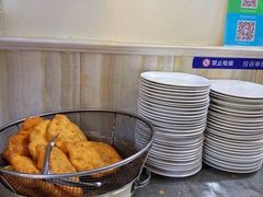 素韭菜馅饼-老方子馅饼粥(台东店)
