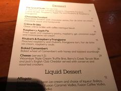 菜单-The Meat & Wine Co Southbank(南岸店)