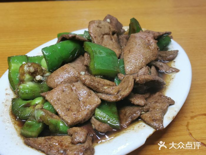 台湾风味小吃(长乐店)青椒炒猪肝图片