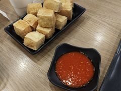 招牌臭豆腐-宝记烧烤·碳锅羊肉·羊蝎子火锅·夜食社(文体路创始店)