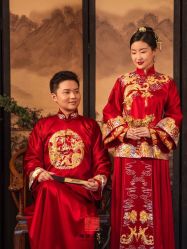 点击看大图 -藤薰定制中式嫁衣礼服旗袍店