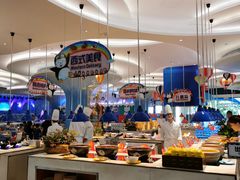 自助取餐区-帝企鹅自助餐厅•儿童岛•真企鹅(长隆企鹅酒店)